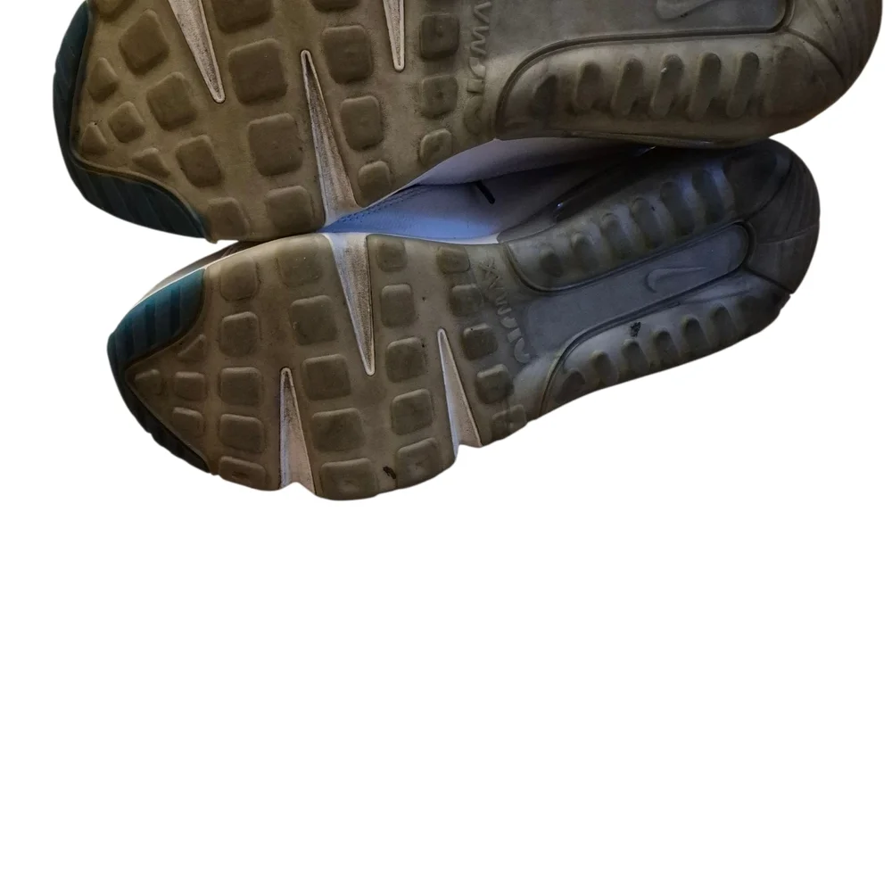 Nike Silver and‎ Black Athletic Shoes Sleek Design